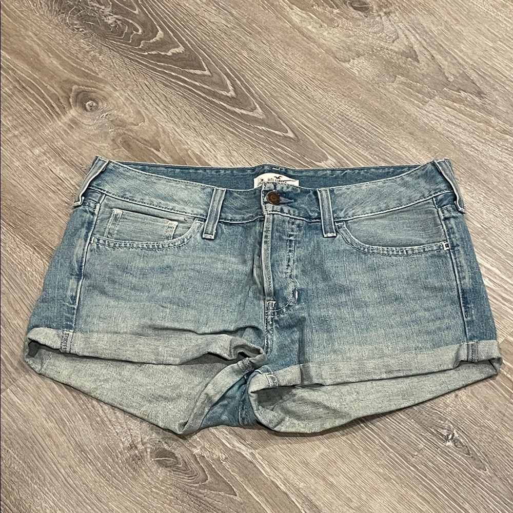 Hollister Faded Blue Women's Denim Shorts